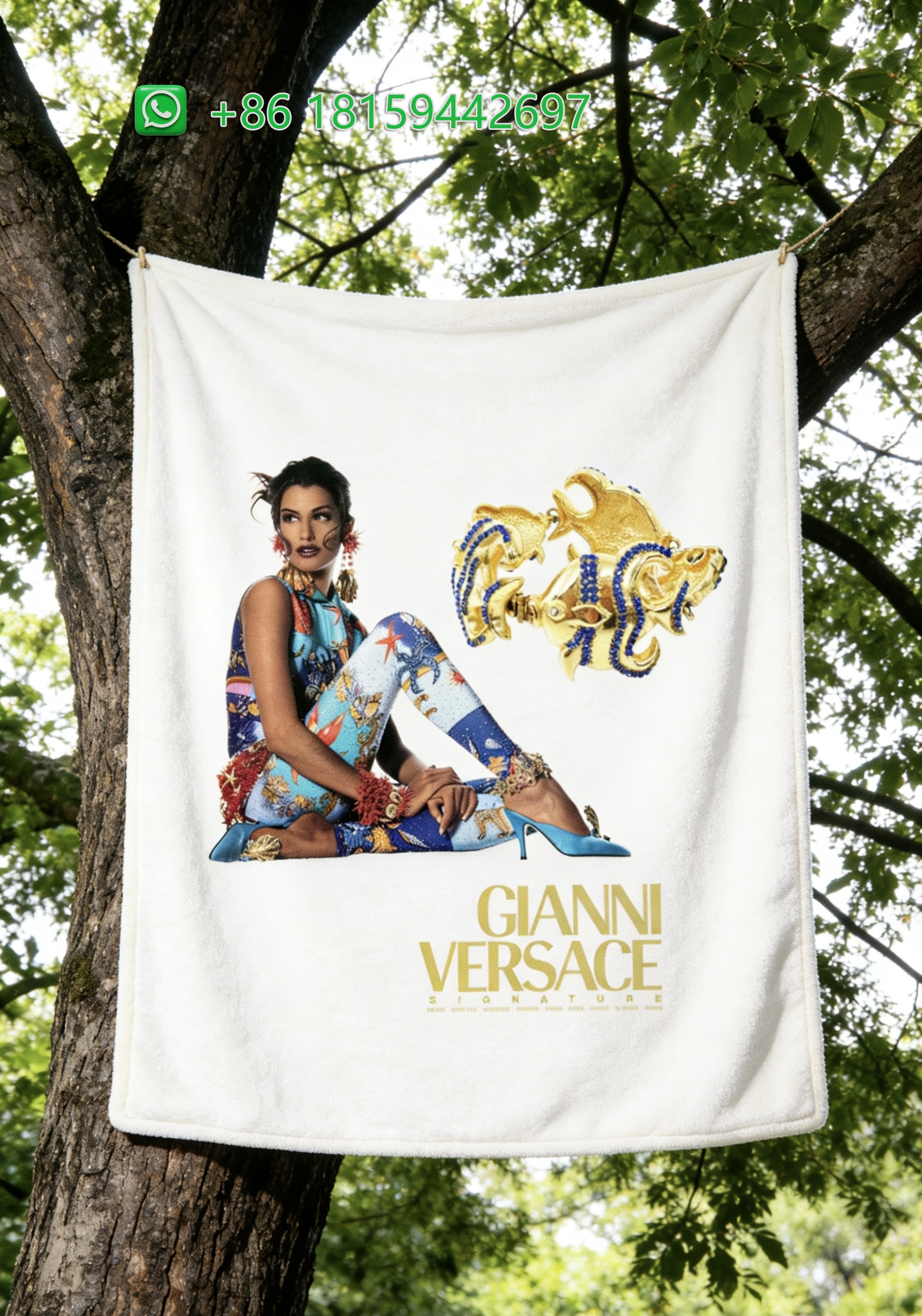 Versace Throw Blankets